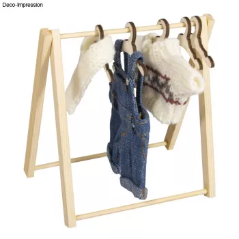 Rayher Gnome Mini drabužių kabykla, naturali, 1 rinkinys 46814505