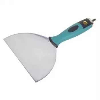 Wolfcraft 4047000 siūlių mentelė 255 mm x 150 mm nerūdijančio plieno lanksti geležtė su ergonomiška rankena
