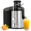 Clatronic AE 3666 centrifuginis sulčiaspaudė - juoda/nerūdijantis plienas, 400 W, 1,5 L minkštimo talpa, 2 greičiai 263804