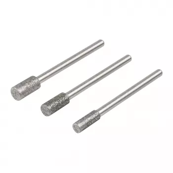Wolfcraft 5987000 deimantinių šlifavimo antgalių rinkinys, cilindriniai, 3 dalių