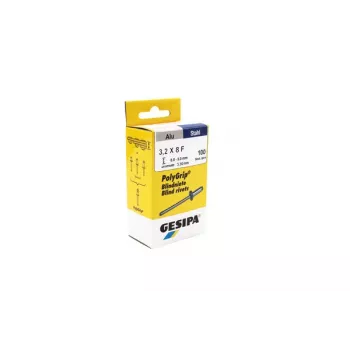 GESIPA PolyGrip® aklina kniedė 3,2x8,0mm aliuminis/plienas - 100 vnt. 1433846