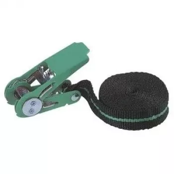 Wolfcraft 3418000 vientisinė krovinio tvirtinimo juosta su reketu, 4 m x 25 mm, LC 90 daN
