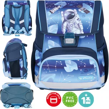 Herlitz Loop mokyklinė kuprinė 6-9 metų, Cosmonaut Cosmo Explorer