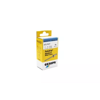 GESIPA PolyGrip® aklina kniedė, nerūdijantis plienas A2, 4,0 x 10,0 mm, 75 vnt. 1464827