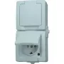 HEINRICH KOPP Paris Schuko lizdas 1 vietos grynas baltas įleidžiamas 16A 250V IP20 su vaikų apsauga 136902009