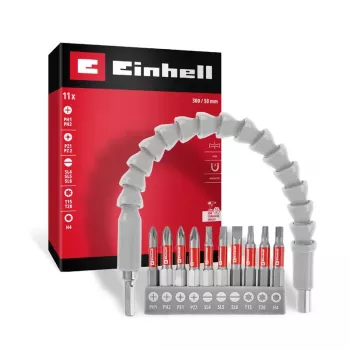Einhell smūginių antgalių ir galvučių rinkinys 1/2 inch 109283 (13 dalių)