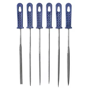 kwb 926000 Tikslusis adatinis dildžių rinkinys, 6 dalių (160 mm, didelio anglies kiekio plienas, ergonomiškos rankenos)