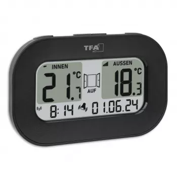 TFA Dostmann COOL@HOME Belaidis skaitmeninis termometras, juodas 30.3046.01