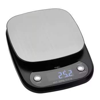 TFA Dostmann APPLE PIE skaitmeninės virtuvinės svarstyklės, 5 kg talpa, 1 g gradacija, antracito spalvos 50.2005.10