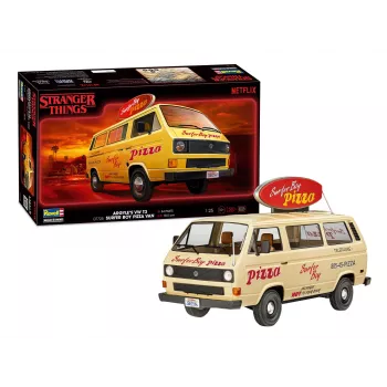 Revell Stranger Things VW T3 autobusas Surfer Boy 1:24 plastikinis modelių rinkinys 07725