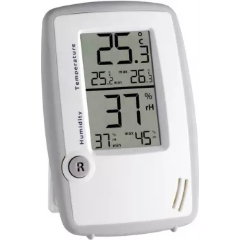 TFA Dostmann termo-higrometras 30.5015 – patalpų temperatūros ir drėgmės stebėjimo prietaisas su komforto zona