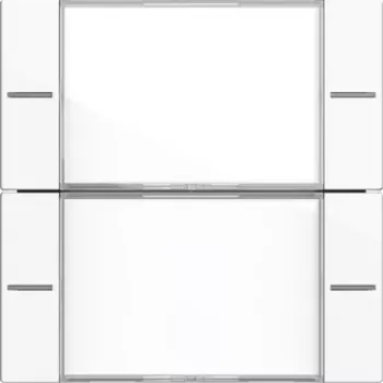 Gira 577203 dviejų padėčių klavišų rinkinys, skirtas Tastsensor 4, grynos baltos blizgios spalvos