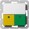 GIRA 291503 Serviso patalpos avarinio iškvietimo rinkinys System 55 Grynas Baltas