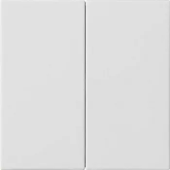 Gira 2-jų jungiklių rokerio dangtelis Pure White 537027