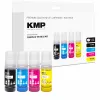 KMP rašalo papildymo rinkinys, skirtas Canon GI-55BK/C/M/Y, 4x70 ml kombinuotas paketas (juodas, žydras, purpurinis, geltonas) 1587,0005