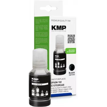 KMP juodo rašalo buteliukas, suderinamas su Epson 102/T03R14 (1642,1001)