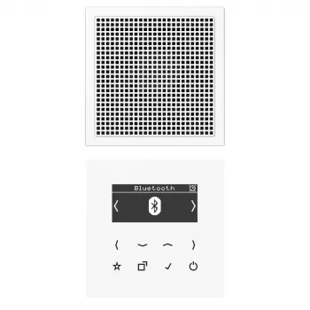 JUNG DABLS1BTWW išmanusis radijas DAB+ su Bluetooth, Mono, Alpiškai balta
