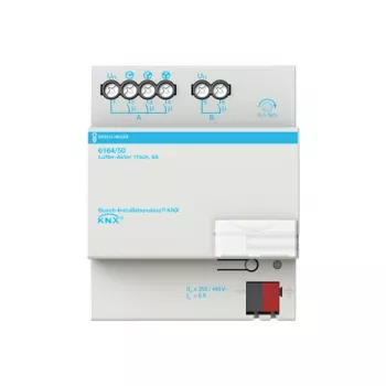 Busch-Jaeger KNX ventiliatoriaus pavara 1 kanalo 6A 6164/50 (6151-0-0241)