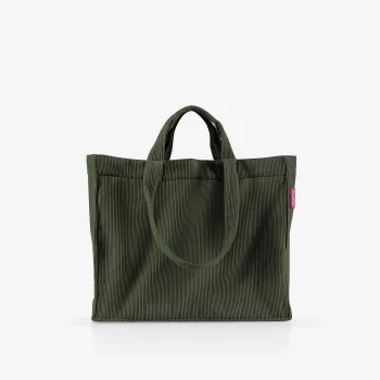 reisenthel Softshopper cord dark matcha GR5057 rankinė per petį poliesteris 28 l