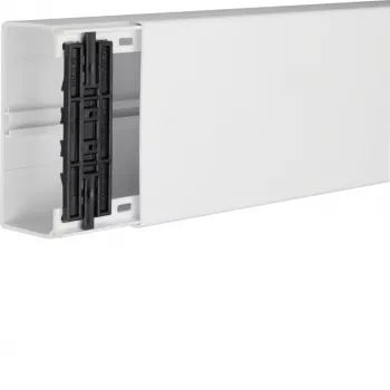 HAGER TEH FB6013009016 Kabelių kanalų sistema su prietaisų/pertvarų montavimo galimybe, PVC, Grynai balta, 60x130x2000 mm