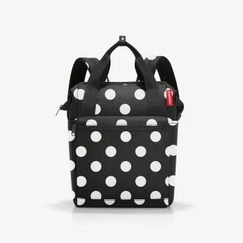 reisenthel allrounder R kuprinė poliesteris juoda/balta 12 L (JR7073)