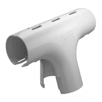 OBO Bettermann Quick-Pipe T formos jungtis 3000 TMS M32 šviesiai pilka (2153845)