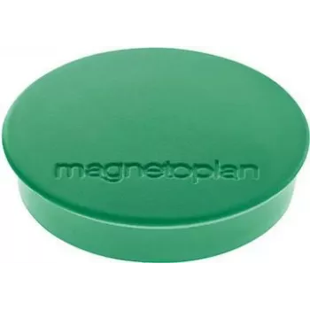 Magnetoplan Discofix apvalus magnetas Standard, žalias su kieto branduolio feritu, laikymo jėga apie 0,7 kg (1664205)