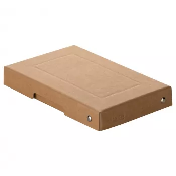 FALKEN PURE dokumentų dėžutė 310 lapų natūraliai rudos spalvos 12,0 x 18,5 x 2,5 cm, 1 vnt. 22001824000F