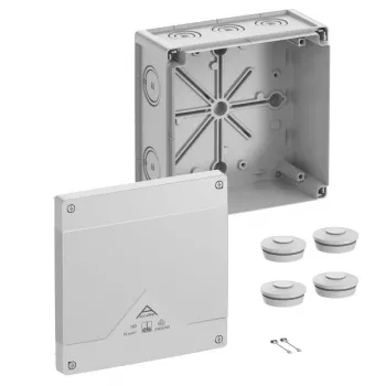 Spelsberg Abox Pro 160-L jungiamasis dėžutė, IP66/IP67/IP69, pilka, 160x160x91mm 41640001