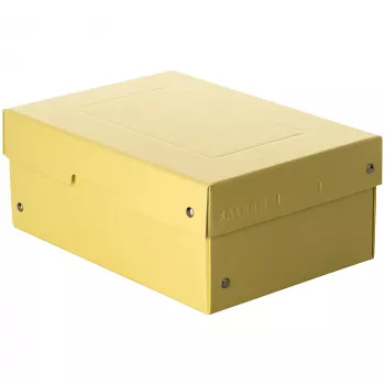 FALKEN PURE dokumentų laikymo dėžė 1250 lapų pastelinė geltona 18,0 x 25,0 x 10,0 cm, 1 vnt. 22001944000F