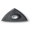 FEIN 63806141220 trikampis šlifavimo padėklas osciliuojantiems daugiafunkciams įrankiams, 80 mm, Velcro, neperforuotas, juodas