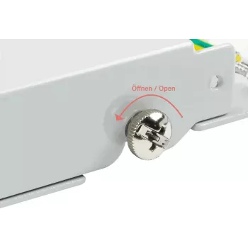 GoodConnections Alcasa GC-N0111 Cat6 ekranuotas RJ45 Keystone modulis - pilkas