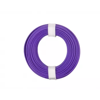 Donau Elektronik 175-016 LiY montavimo laidas 1 x 0,75 mm² violetinė (parduodama po vienetą)