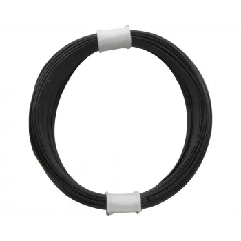 Donau Elektronik 110-1 lankusis laidas 1 x 0,04 mm² juodas 10 m