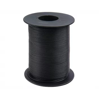 Donau Elektronik 105-1-100 montavimo laidas 1 x 0,20 mm² juodas 100 m