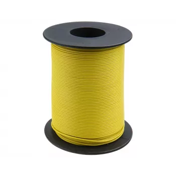 Donau Elektronik 105-3-100 Montavimo laidas 1 x 0,20 mm² Geltonas 100 m