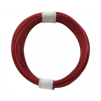 Donau Elektronik 110-0 lankusis montažinis laidas 1 x 0,04 mm² raudonas 10 m
