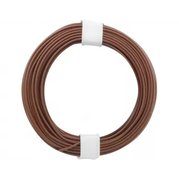 Donau Elektronik 118-8 lankstusis laidas 1 x 0,14 mm² rudas 10 m