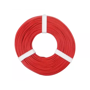 Donau Elektronik 125-050 lankstus montažinis laidas 0,25 mm² raudonas 50 m