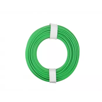 Donau Elektronik 175-014 LiY lankstusis montažinis laidas 1 x 0,75 mm² žalias 10 m