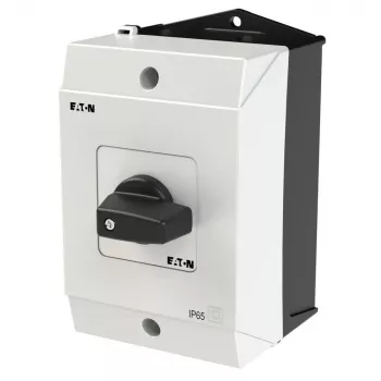 Eaton T0-1-15431/I1 1 polio svirtinis jungiklis, juodas / baltas 207070