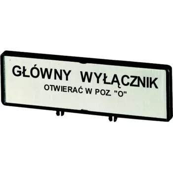 Eaton ZFS71-T0 Legendos plokštelės laikiklis, 30x30 mm, juodas, RMQ-Titan 205540