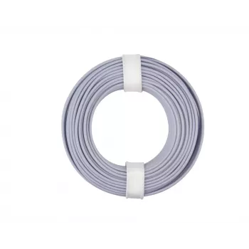 Donau Elektronik 175-019 LiY suvyta montažinė viela 1 x 0,75 mm² pilka 10 m