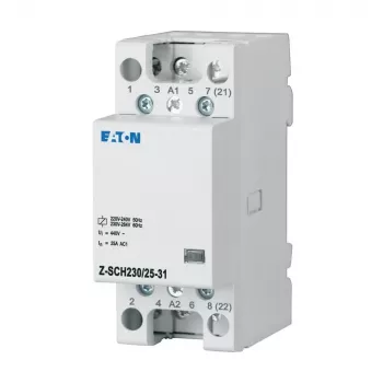 Eaton Z-SCH2 instaliacinis kontaktorius 230V AC 25A 3NO+1NC DIN bėgelis 248846
