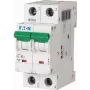 Eaton PXL-B6/2 miniatiūrinis grandinės pertraukiklis (MCB), 2 polių, B charakteristikos, 6 A, 10 kA, DIN bėgelio 236225