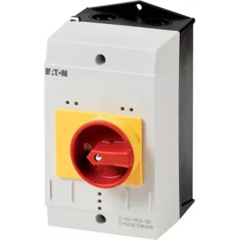 Eaton CI-K2-PKZ0-NA-GR tuščias korpusas su avarinio sustabdymo mygtuku, 160 x 100 x 100 mm, geltonas/raudonas 262681