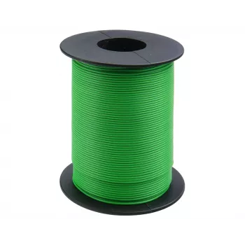 Donau Elektronik 105-4-100 Montavimo laidas 0,20 mm² Žalias 100 m