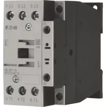 Eaton DILM17-10 kontaktorius, 24 V 50 Hz ritė, IP00, 56 x 85 mm, juodas/baltas