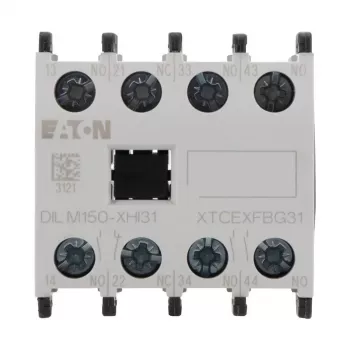 Eaton DILM150-XHI31 pagalbinis kontaktų blokas, 3NO+1NC, priekinis montavimas, varžtiniai gnybtai 277949