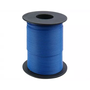 Donau Elektronik 119-12 daugiasluoksnė viela 1 x 0,14 mm² mėlyna 100 m